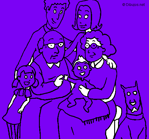 Dibujo Familia pintado por acvalle