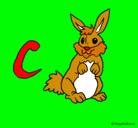 Dibujo Conejo pintado por chris33355