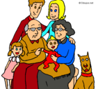 Dibujo Familia pintado por Pichu
