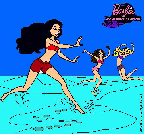 Barbie de regreso a la playa