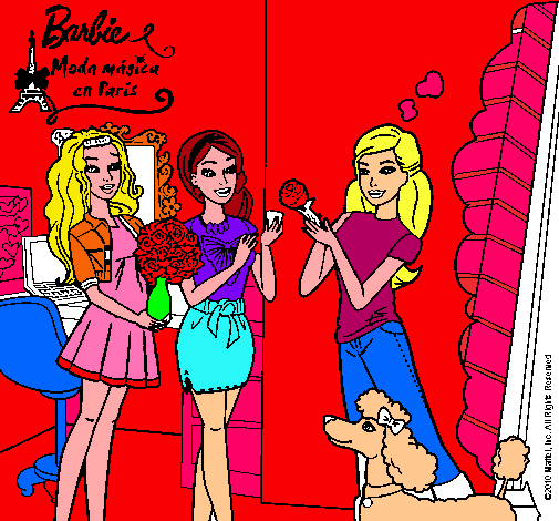 Barbie de compras con sus amigas