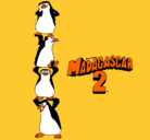 Dibujo Madagascar 2 Pingüinos pintado por patrdad