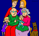 Dibujo Familia pintado por QUERALT