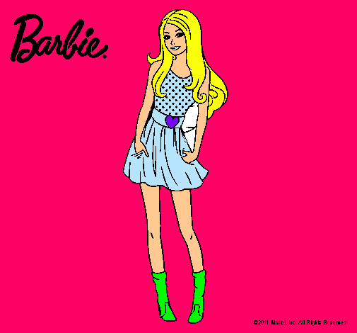 Dibujo Barbie veraniega pintado por NENA06