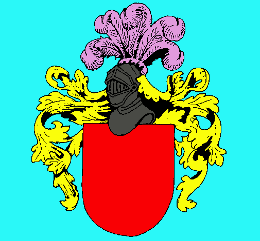 Escudo de armas y casco