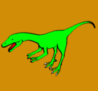 Dibujo Velociraptor II pintado por romeo