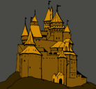 Dibujo Castillo medieval pintado por 442000