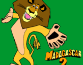 Dibujo Madagascar 2 Alex 2 pintado por mariana_20