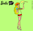 Dibujo Barbie cocinera pintado por merrymerry