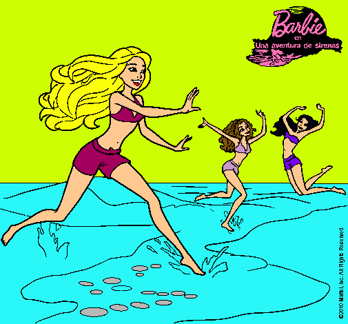 Barbie de regreso a la playa