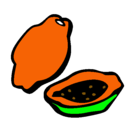 Dibujo Papaya pintado por katiuska