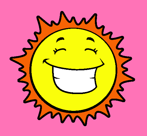 Sol sonriendo