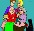 Dibujo Familia pintado por Neriase