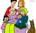 Dibujo Familia pintado por MAGORU