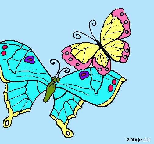 Dibujo Mariposas pintado por alisha