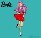 Dibujo Barbie informal pintado por AGUCHI