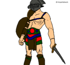 Dibujo Gladiador pintado por Marcodelatorre