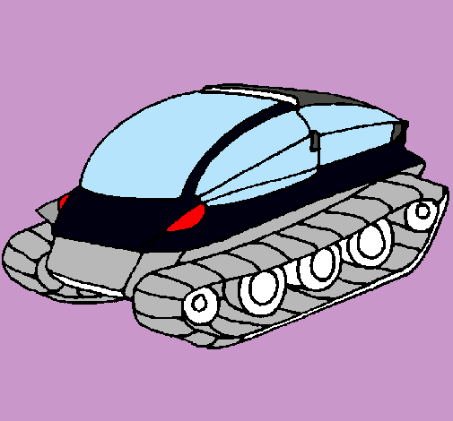 Dibujo Nave tanque pintado por isaacespon