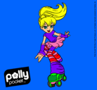 Dibujo Polly Pocket 1 pintado por entra