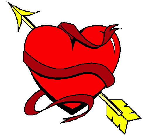 Dibujo Corazón con flecha pintado por Toriy_vikk