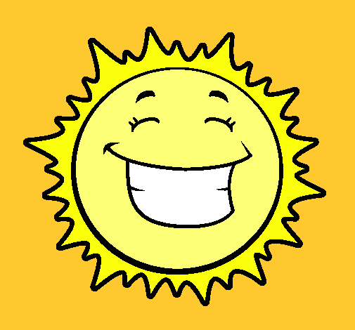 Sol sonriendo