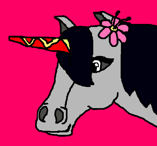 Dibujo Unicornio II pintado por laba