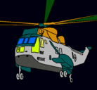 Dibujo Helicóptero al rescate pintado por thiago_2007