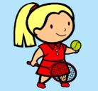 Dibujo Chica tenista pintado por natali2202