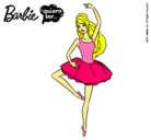 Dibujo Barbie bailarina de ballet pintado por bailarina