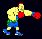 Dibujo Boxeador pintado por alejandromeg
