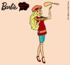 Dibujo Barbie cocinera pintado por terenoa2