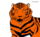 Dibujo Tigre pintado por katiuska