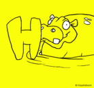 Dibujo Hipopótamo pintado por xHellex