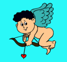 Dibujo Cupido pintado por hjgukyh