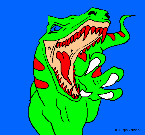 Dibujo Velociraptor II pintado por guap