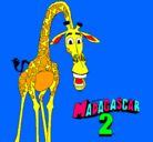 Dibujo Madagascar 2 Melman pintado por nikkkkkyyyyy