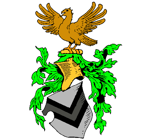 Escudo de armas y aguila 