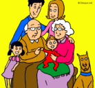 Dibujo Familia pintado por fran898