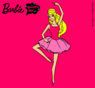 Dibujo Barbie bailarina de ballet pintado por kenedi