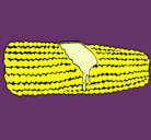 Dibujo Mazorca de maíz pintado por chofis