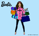 Dibujo Barbie de compras pintado por lara280202