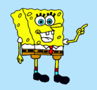 Dibujo Bob Esponja pintado por gary