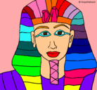 Dibujo Tutankamon pintado por francisca345