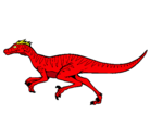 Dibujo Velociraptor pintado por raptor