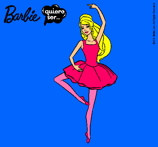 Dibujo Barbie bailarina de ballet pintado por SILVIA