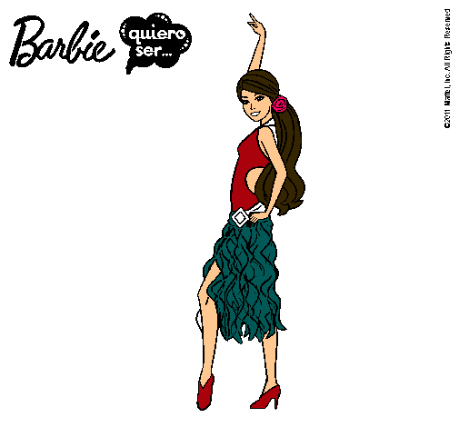 Barbie flamenca