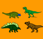 Dibujo Dinosaurios de tierra pintado por ado1