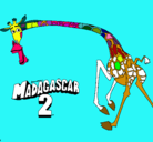 Dibujo Madagascar 2 Melman 2 pintado por pppppppppppp