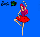 Dibujo Barbie bailarina de ballet pintado por martitaguapa