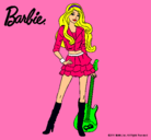 Dibujo Barbie rockera pintado por 7894561230